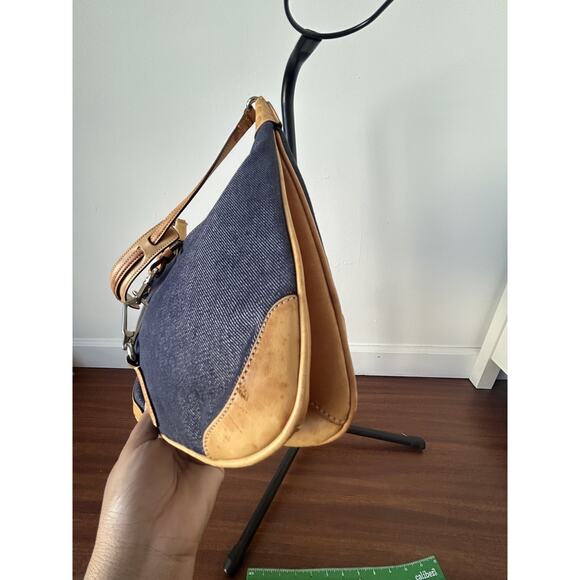 Rehab Project Vintage Y2k Coach Hampton 8318 Denim Clip Hobo Shoulder Bag Read! - Picture 11 of 15